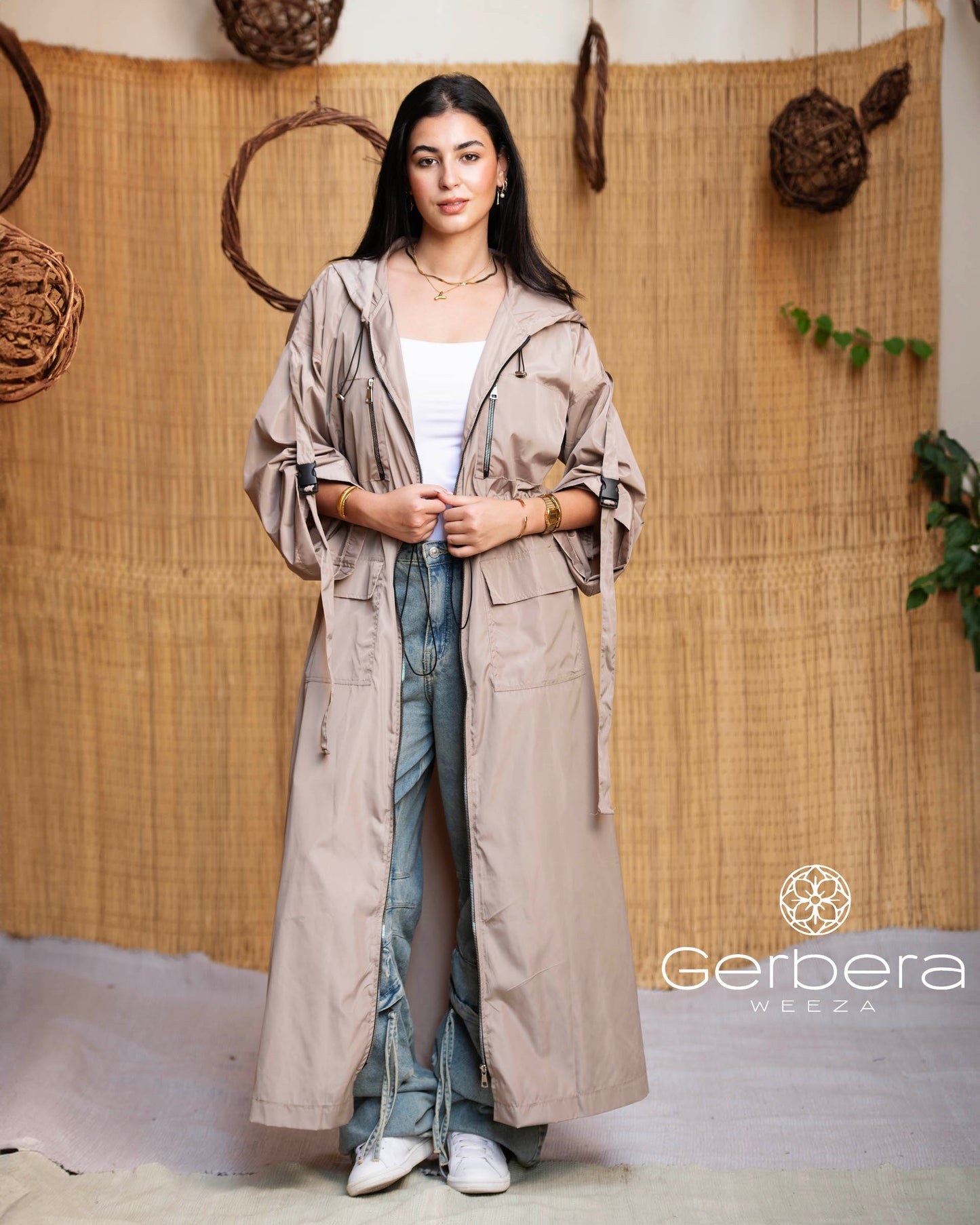 Maxi Waterproof Hooded Coat