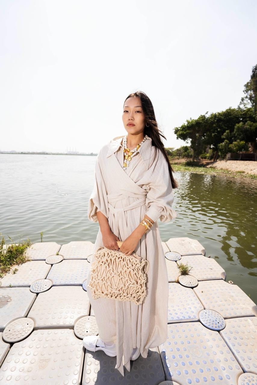 Linen Grace Dress – Effortless Elegance