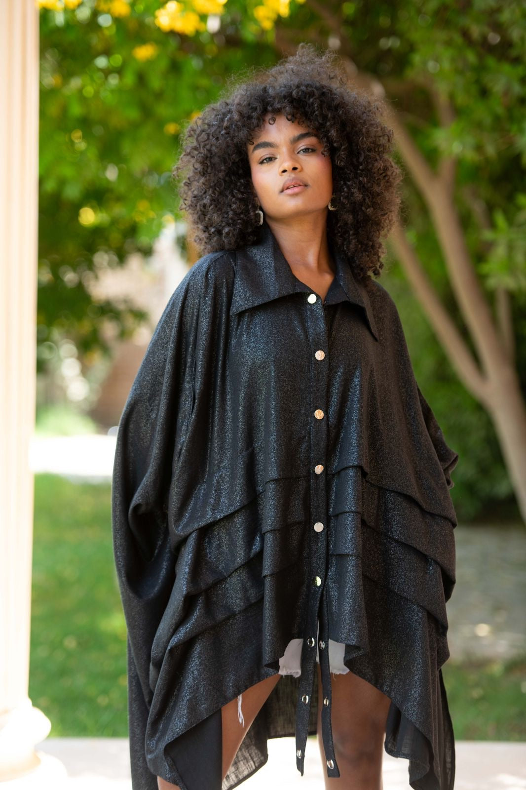 Marseille Black Blouse