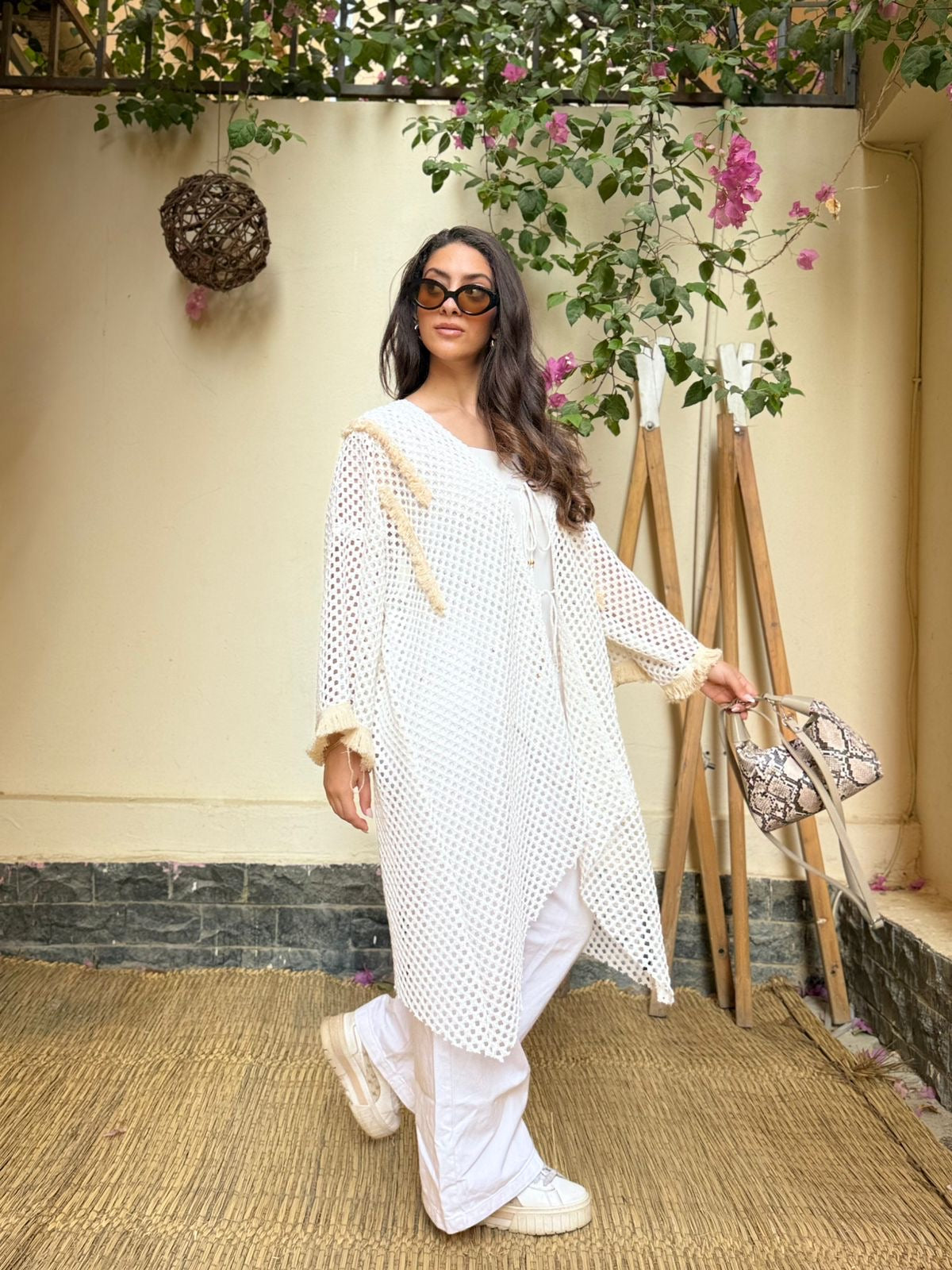 Maris Crochet Coverup Dress