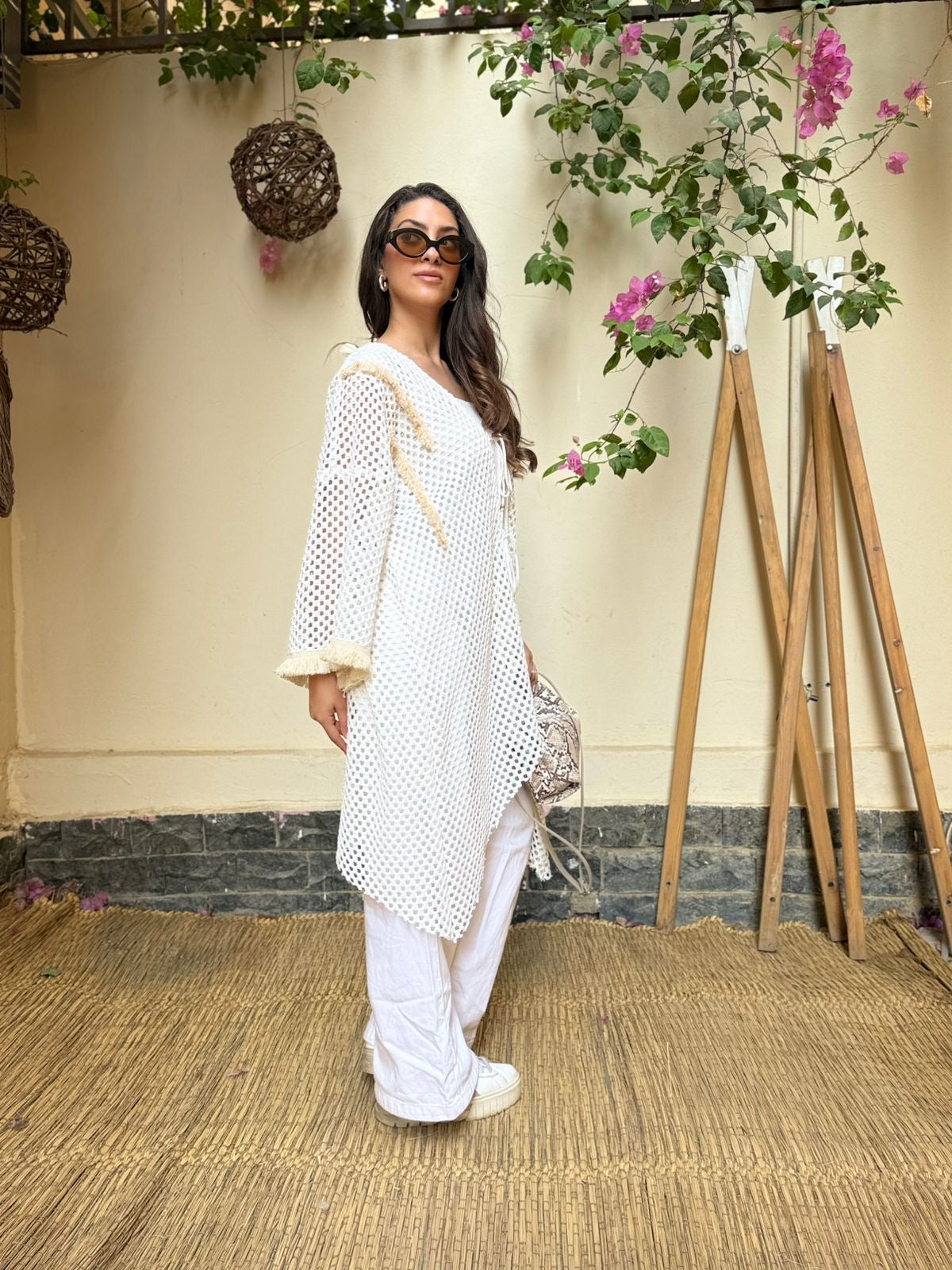 Maris Crochet Coverup Dress