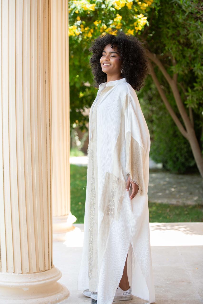 Lutafa Dress – White