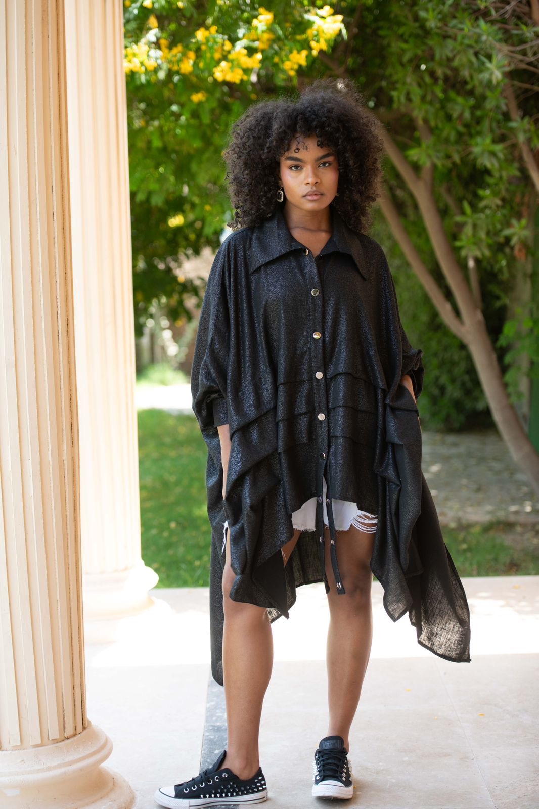 Marseille Black Blouse