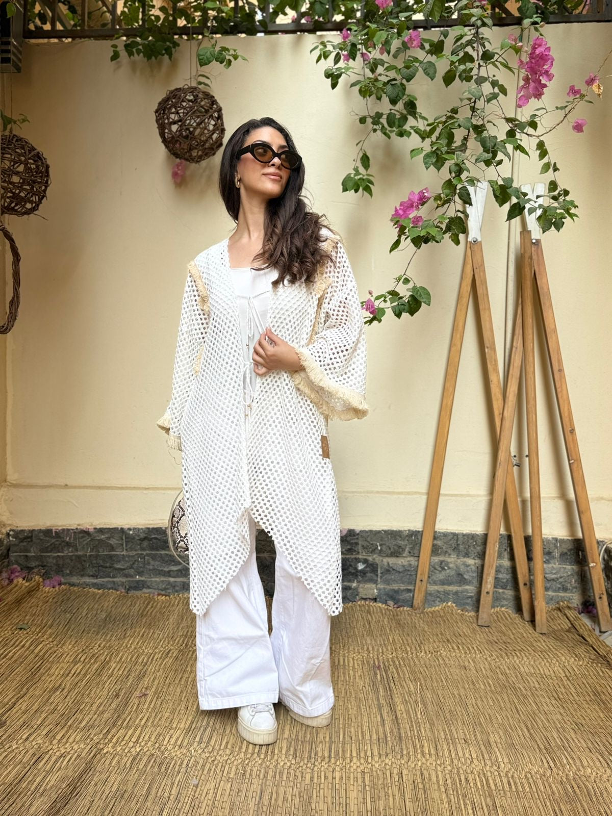 Maris Crochet Coverup Dress