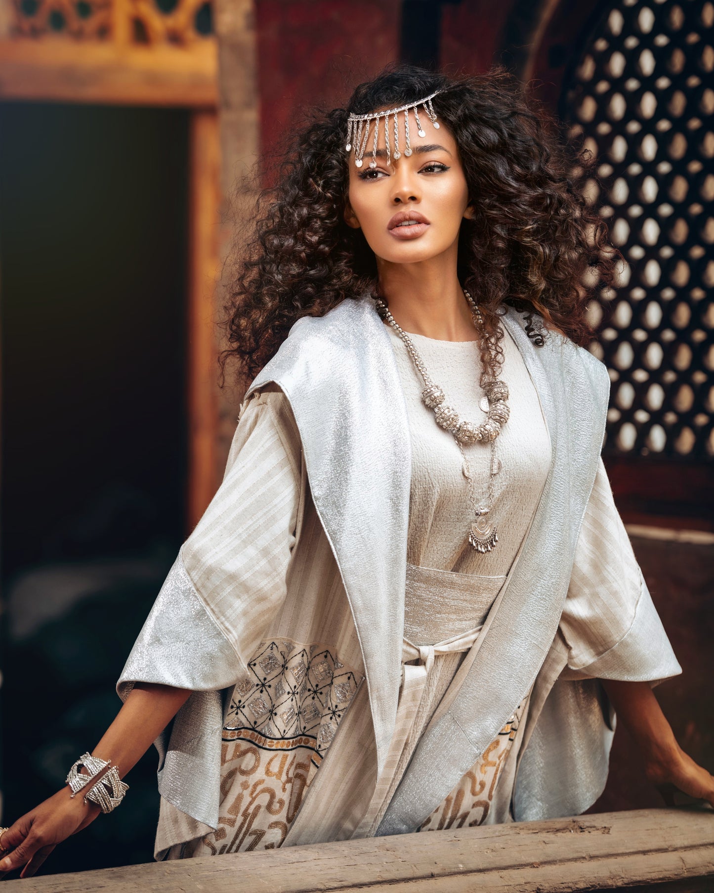 Arabia Off White Kaftan