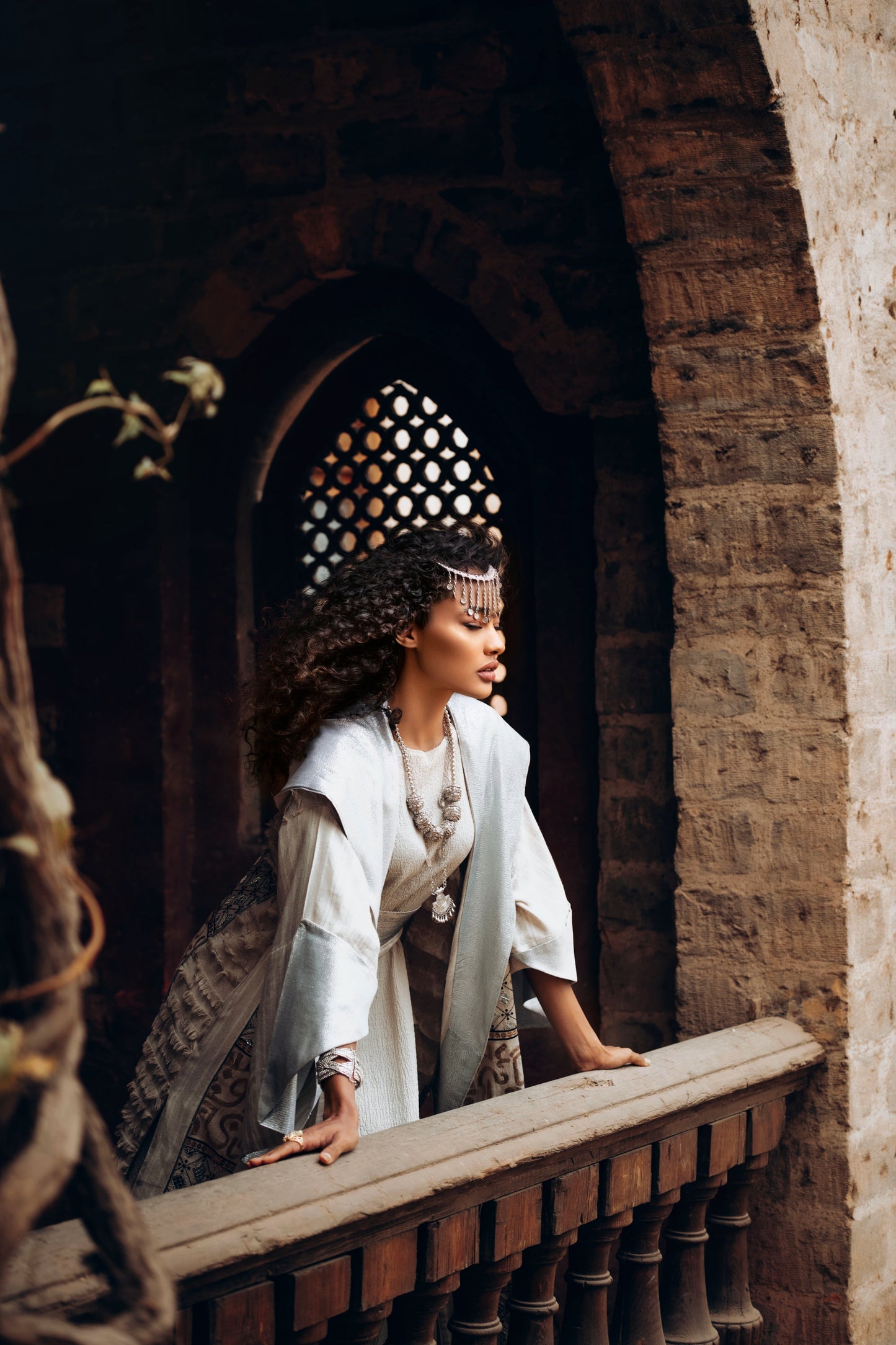 Arabia Off White Kaftan