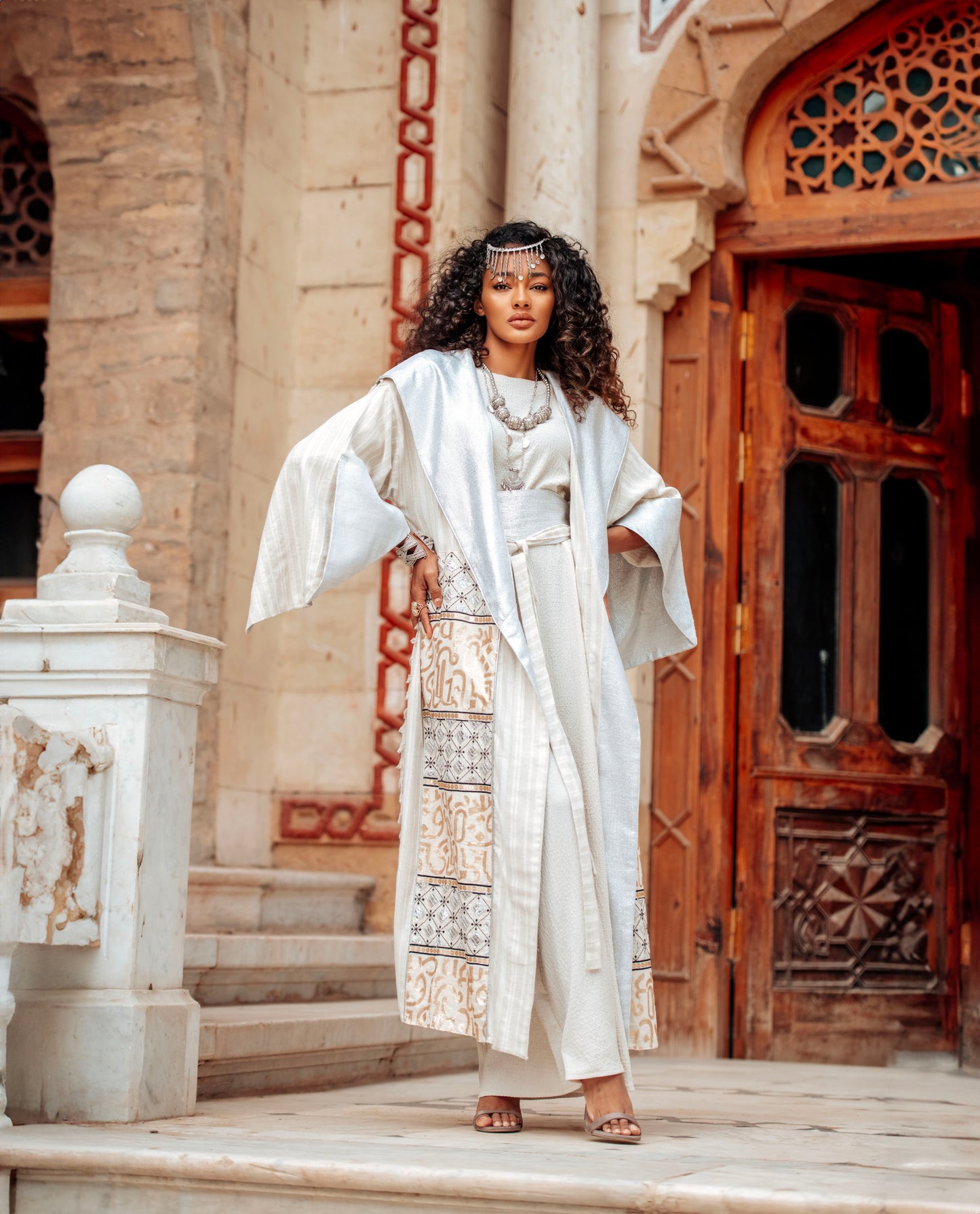 Arabia Off White Kaftan