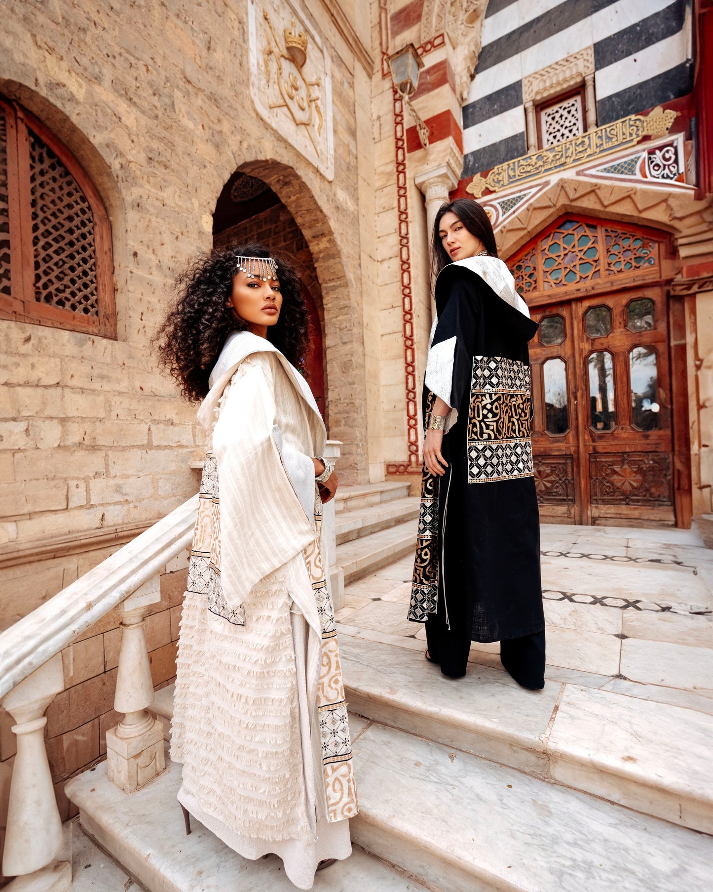 Bilsan Black Kaftan – Hand-Embroidered Luxury