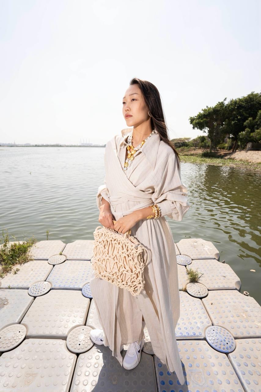 Linen Grace Dress – Effortless Elegance