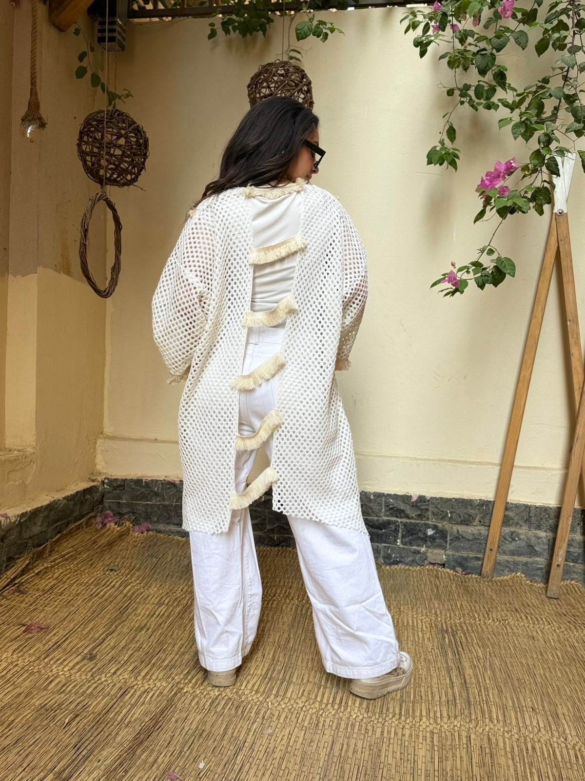 Maris Crochet Coverup Dress