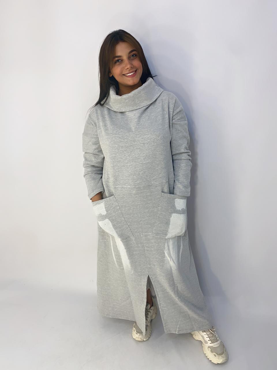Winter Lined Cotton Dress