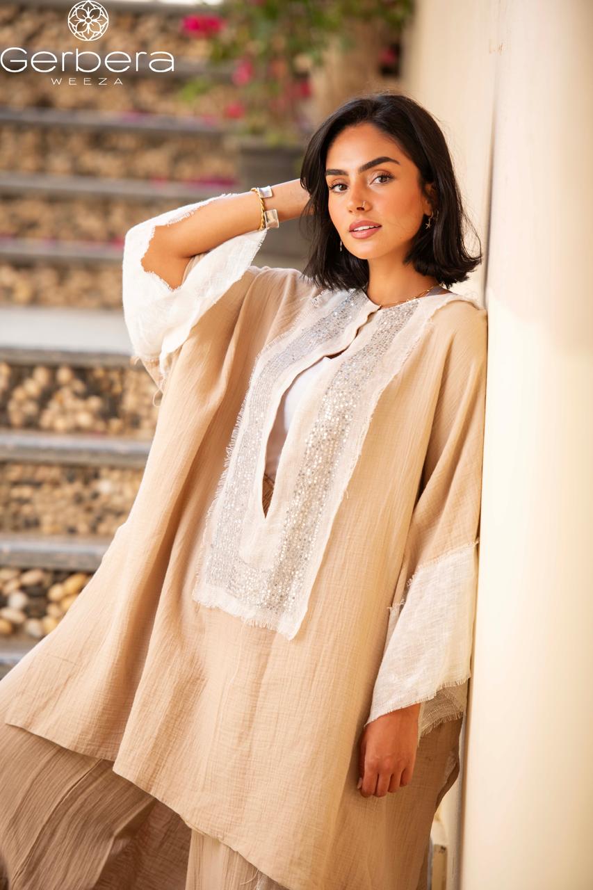 Natural Linen Suit