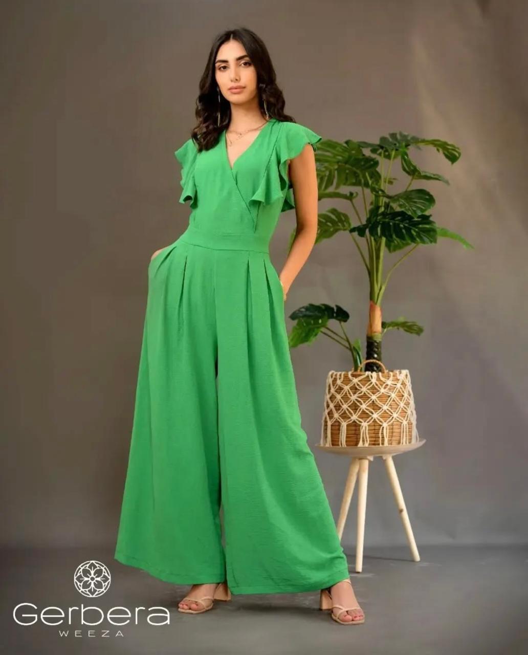 Synthetic Linen Jumpsuit