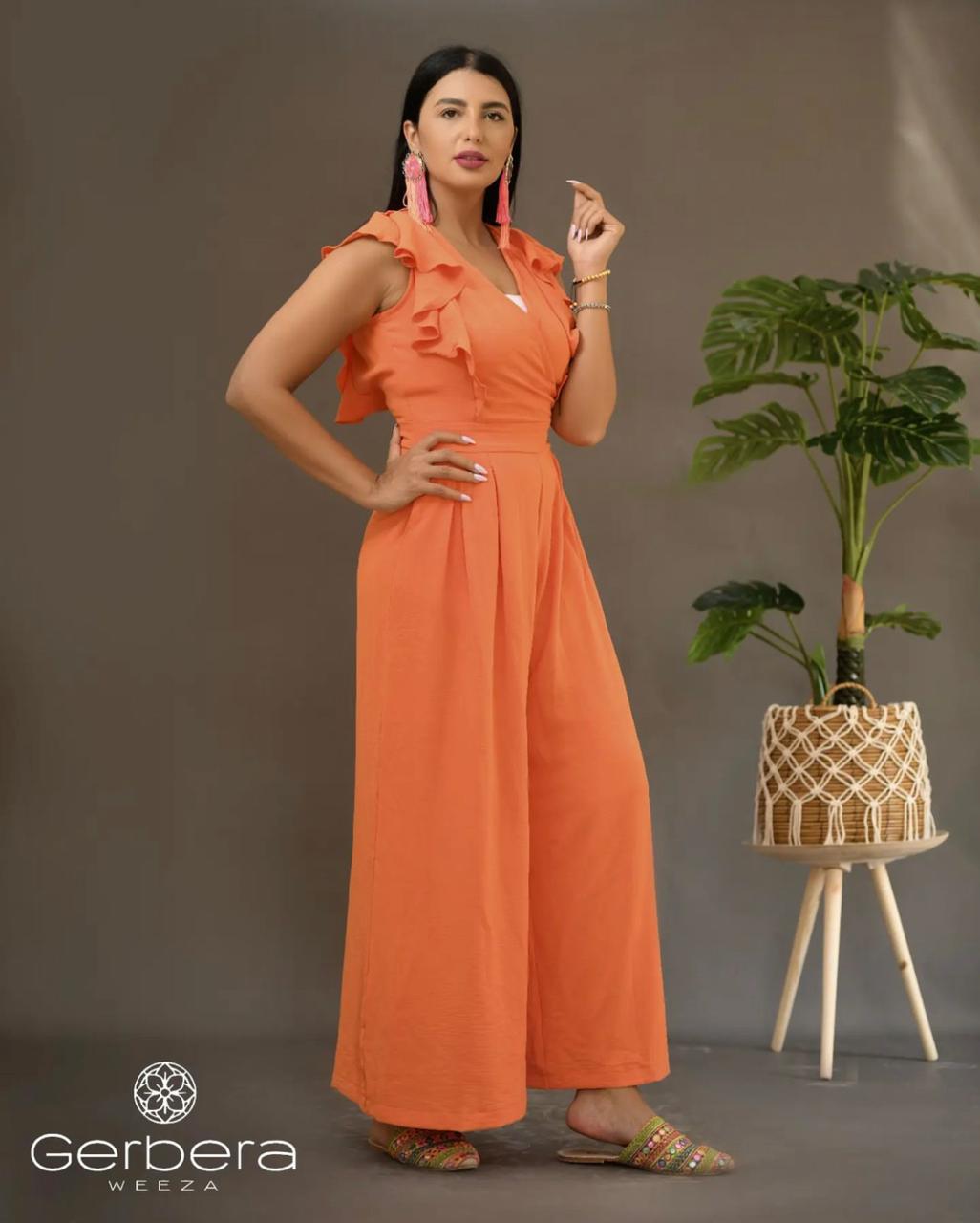 Synthetic Linen Jumpsuit