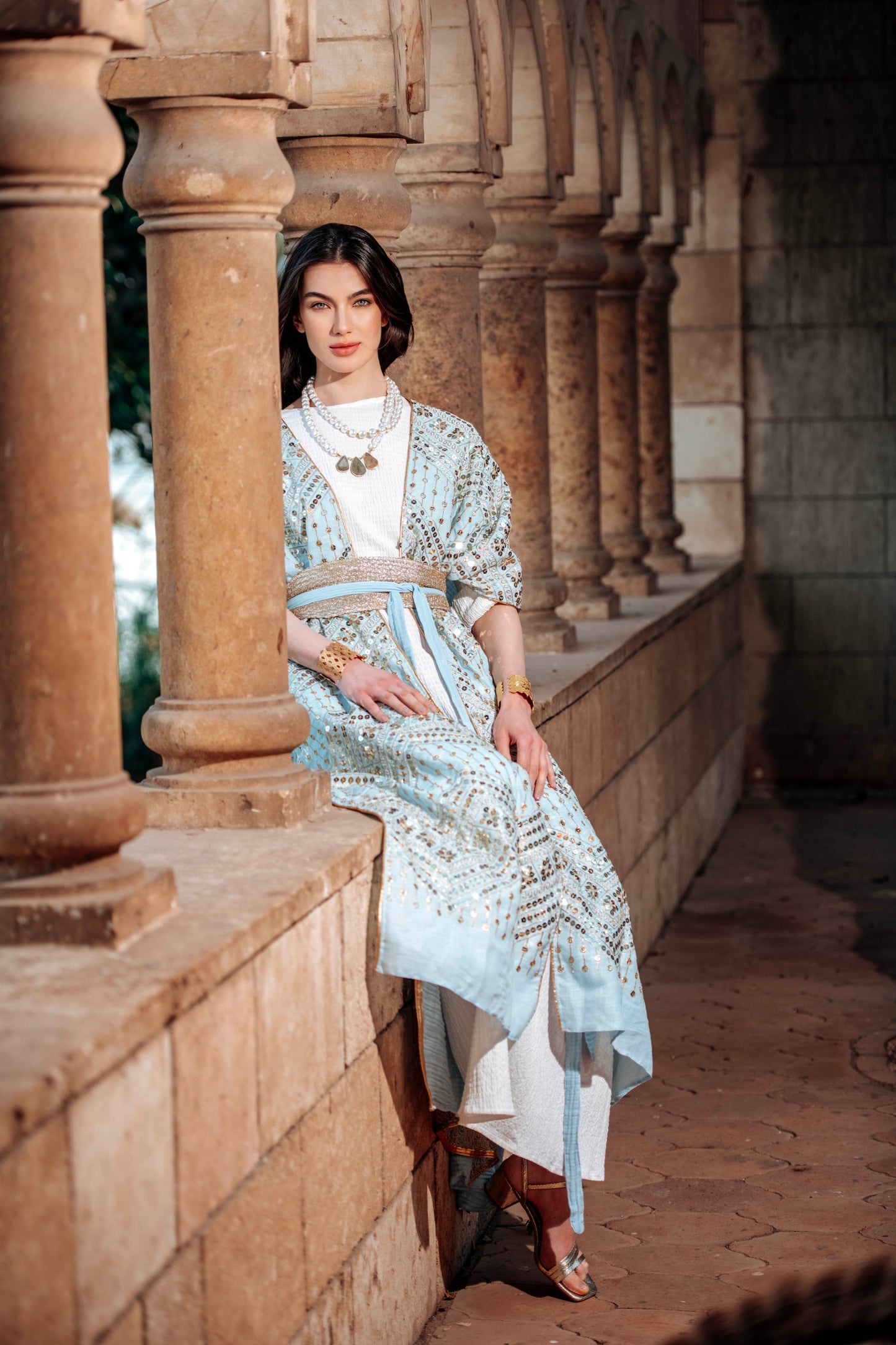 Kaftan Maliha – Handcrafted Luxury in pure Linen