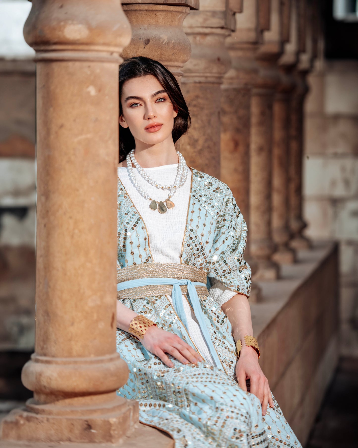 Kaftan Maliha – Handcrafted Luxury in pure Linen