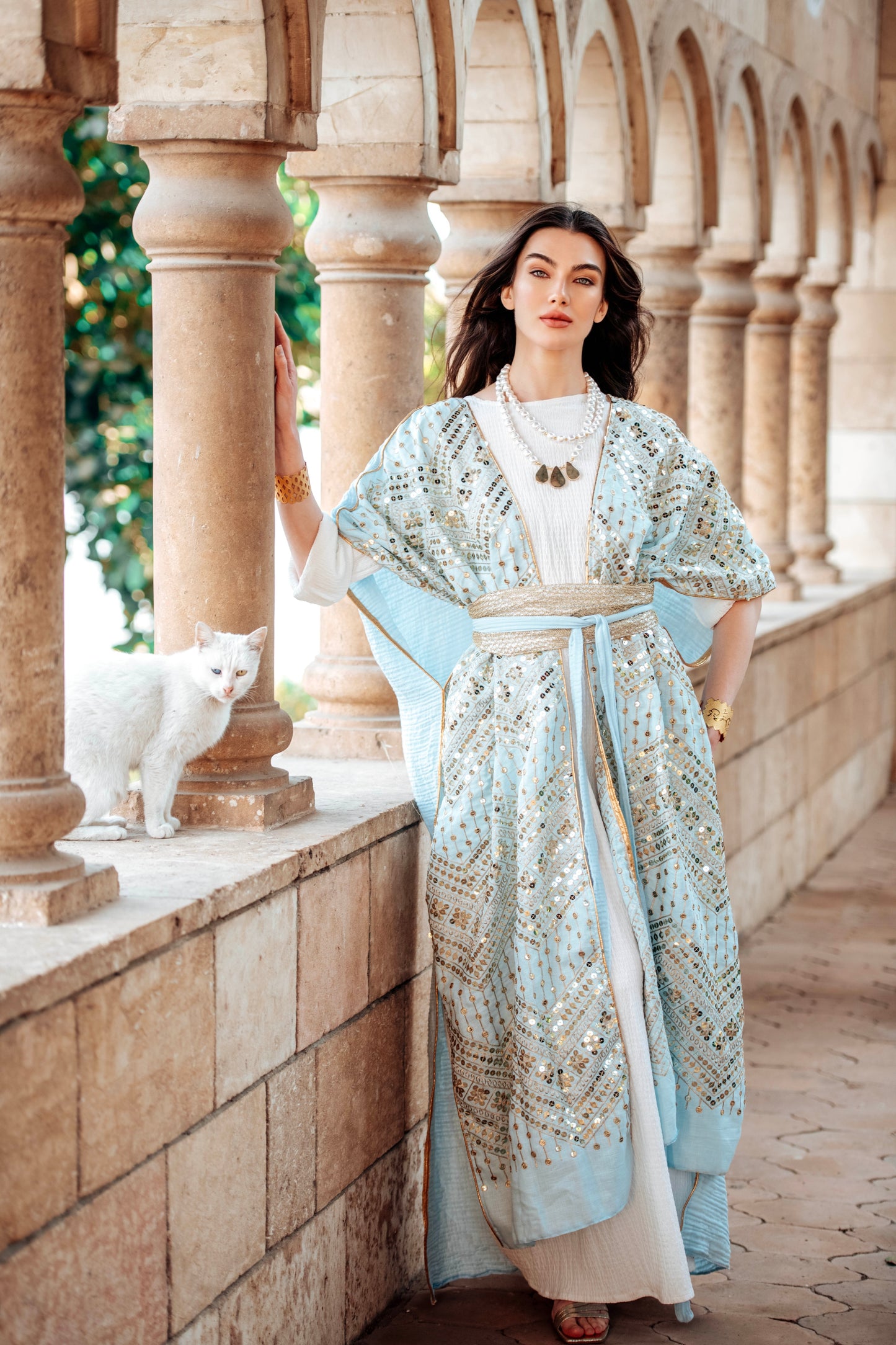 Kaftan Maliha – Handcrafted Luxury in pure Linen