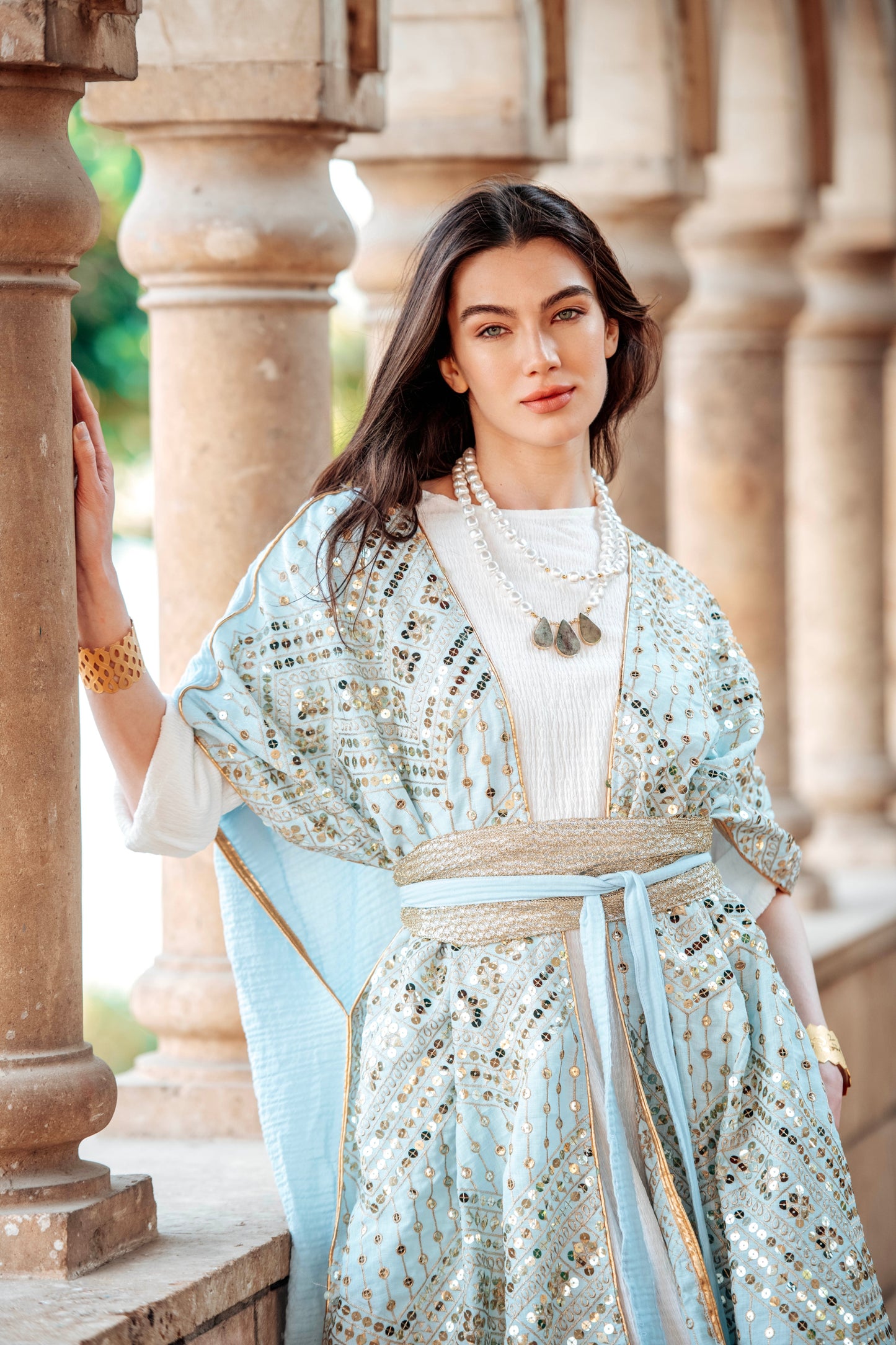 Kaftan Maliha – Handcrafted Luxury in pure Linen