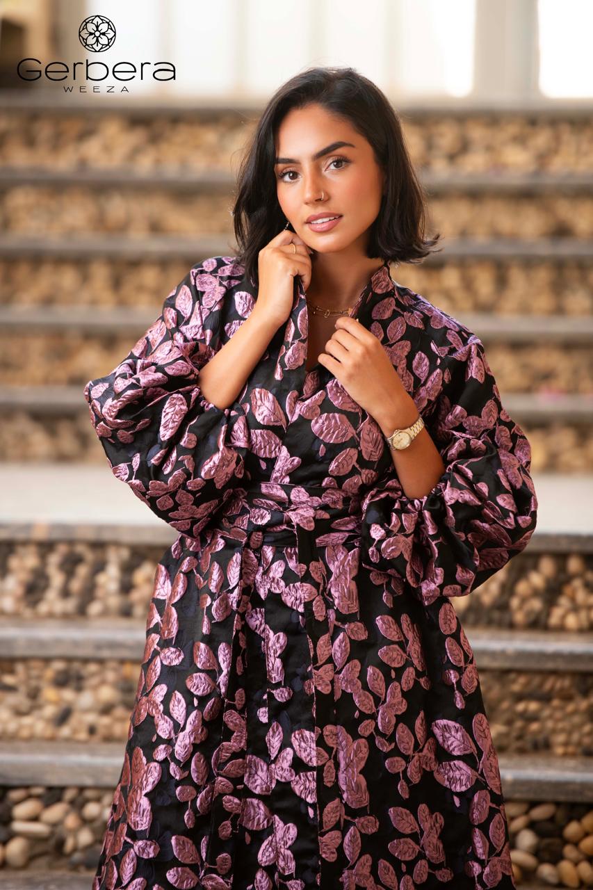 Floral Brocade Dress