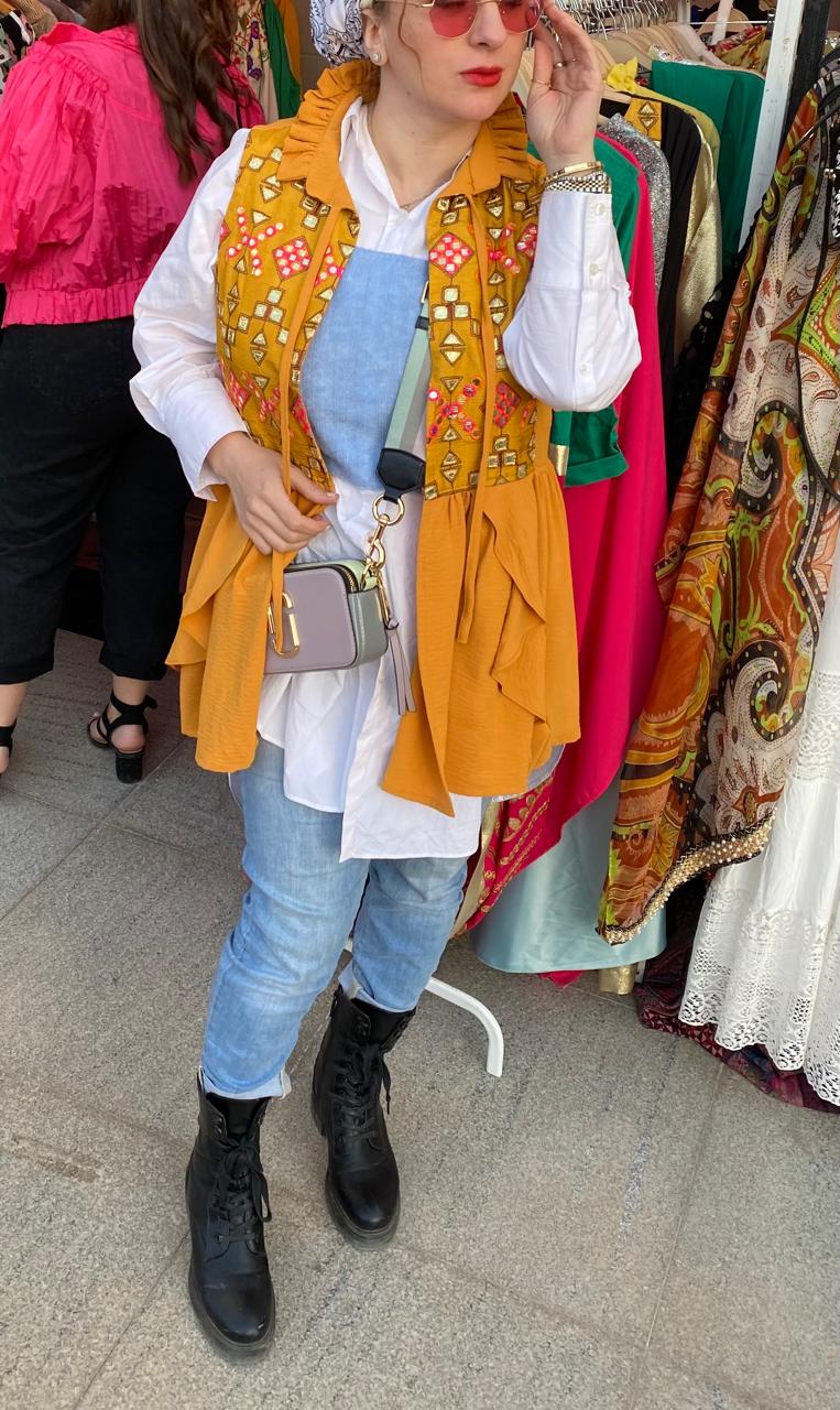 Embroidered Indian Vest