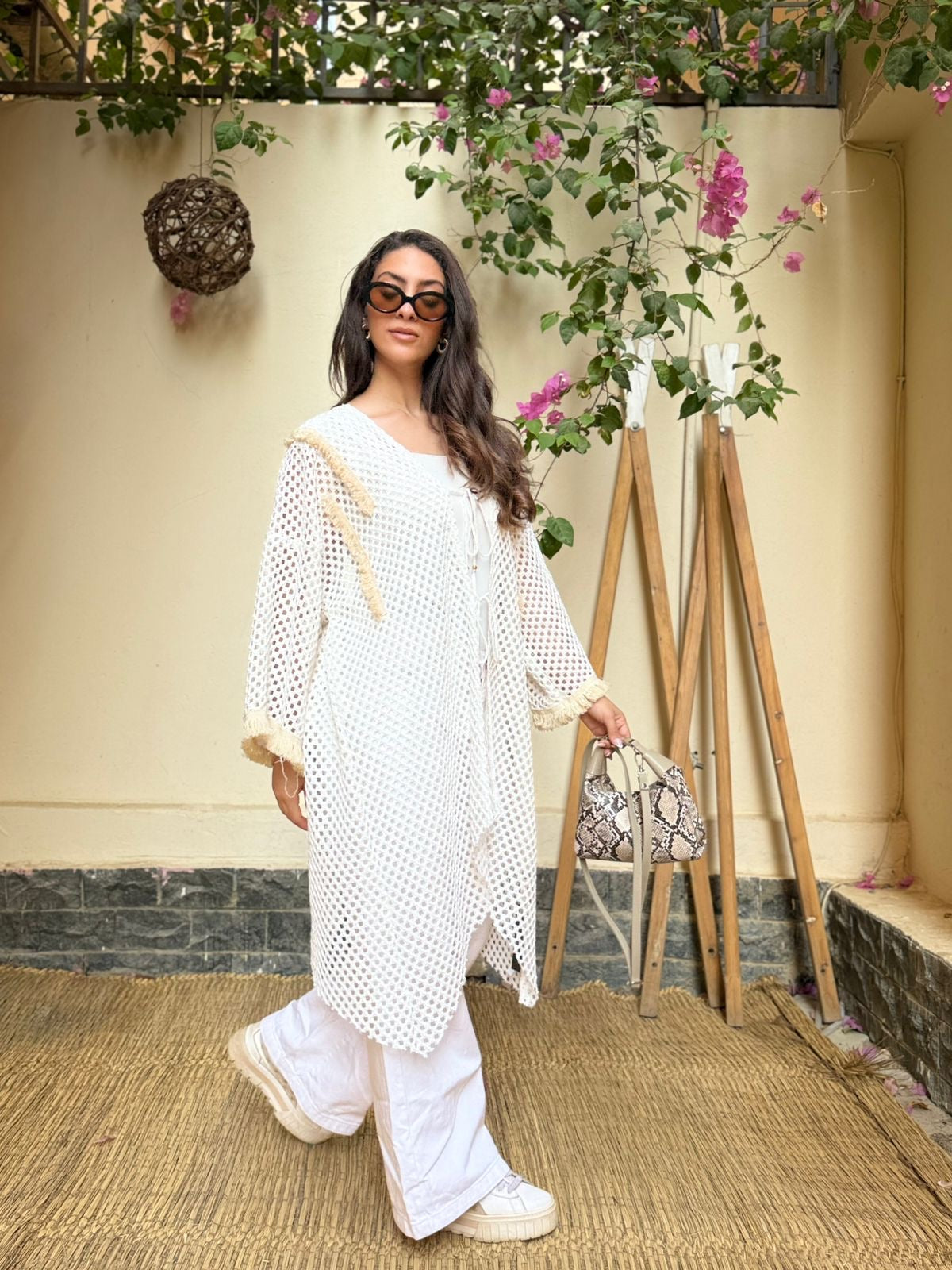 Maris Crochet Coverup Dress