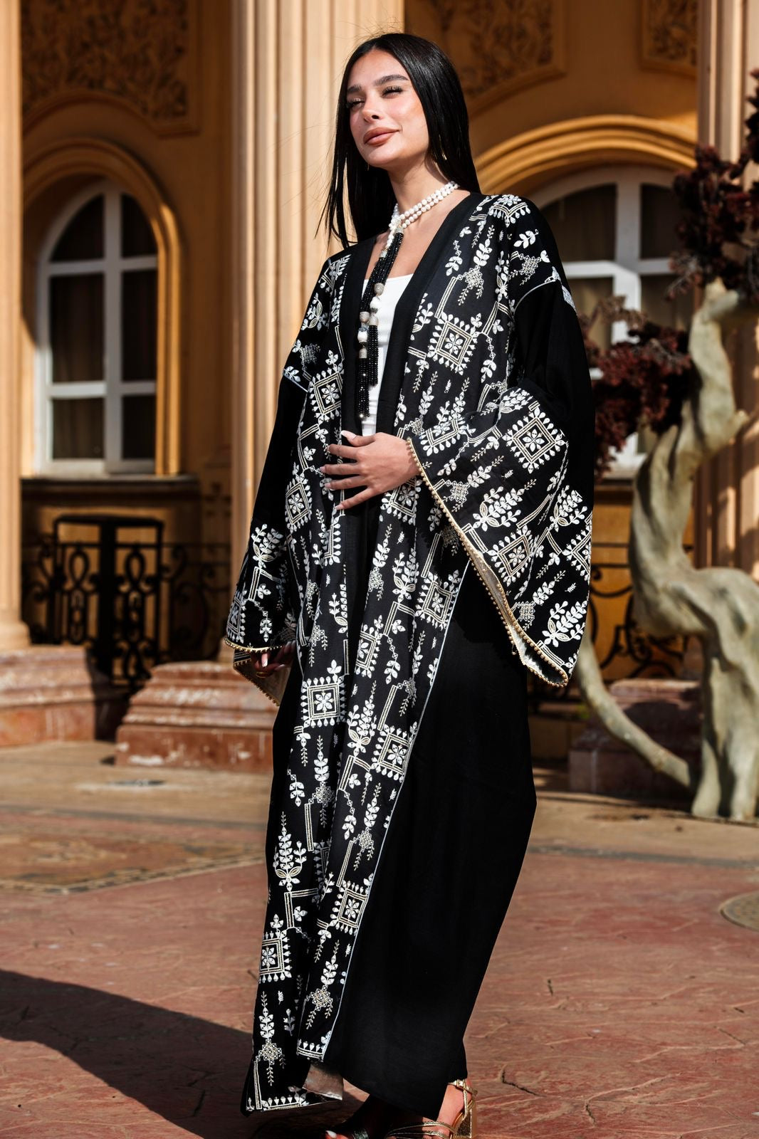 Zwena kaftan black