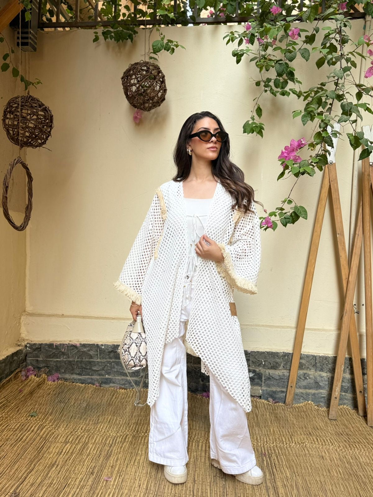 Maris Crochet Coverup Dress