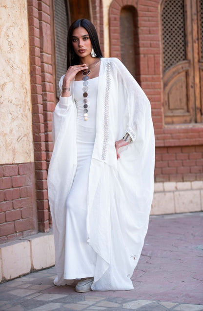 White Almuz kaftan