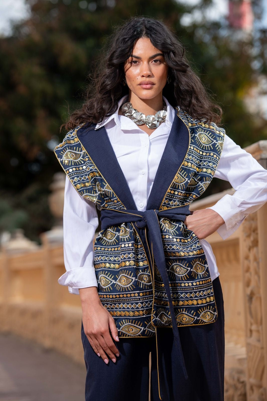 Hureya Indian set vest and pant