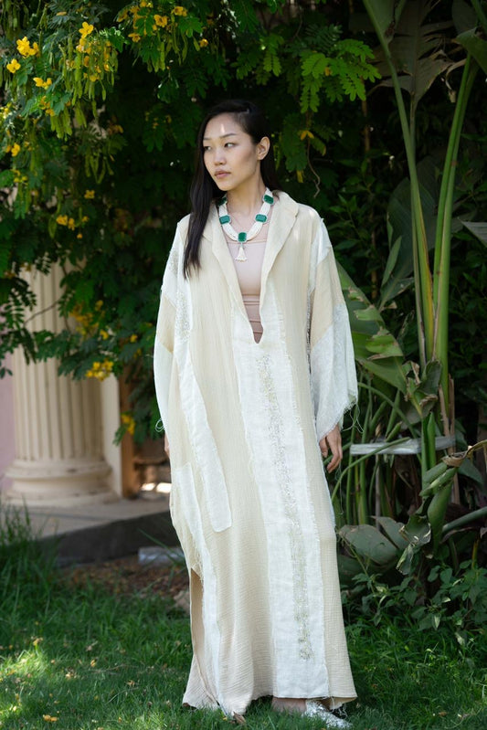 Lutafa Dress – Beige