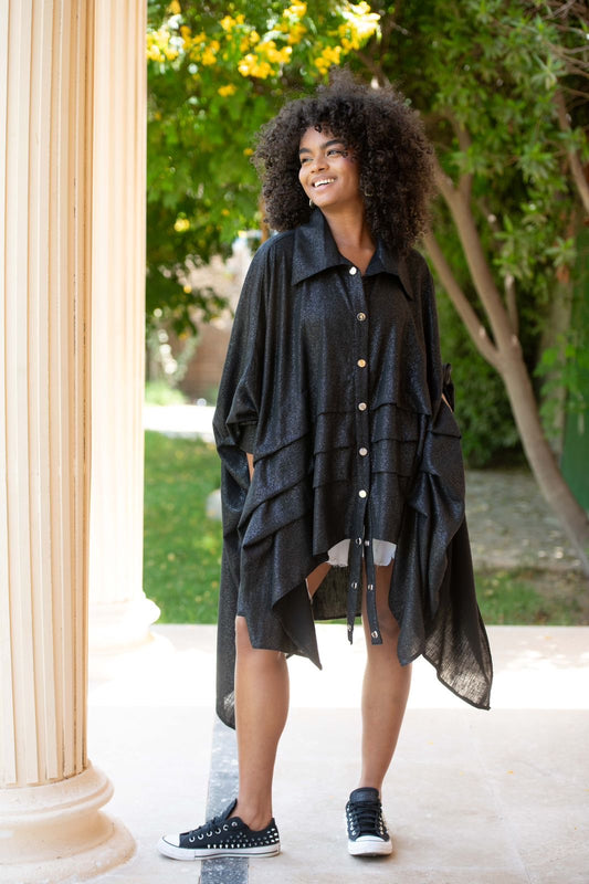 Marseille Black Blouse