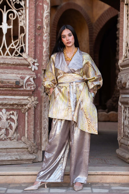 Gharam set light Green