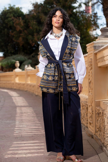 Hureya Indian set vest and pant