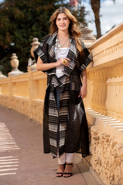 Moon light linen cardigan