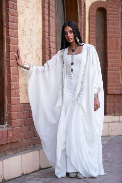White Almuz kaftan