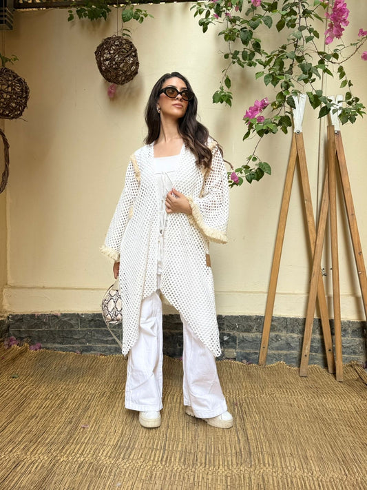 Maris Crochet Coverup Dress
