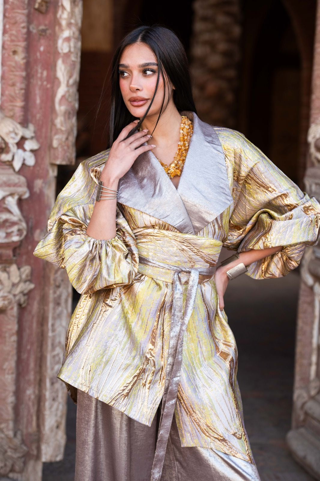 Gharam set light Green