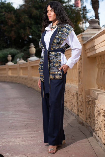 Hureya Indian set vest and pant