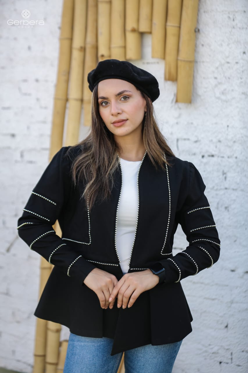 Black Studded Jacket