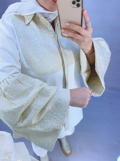 Cotton Brocade Blouse