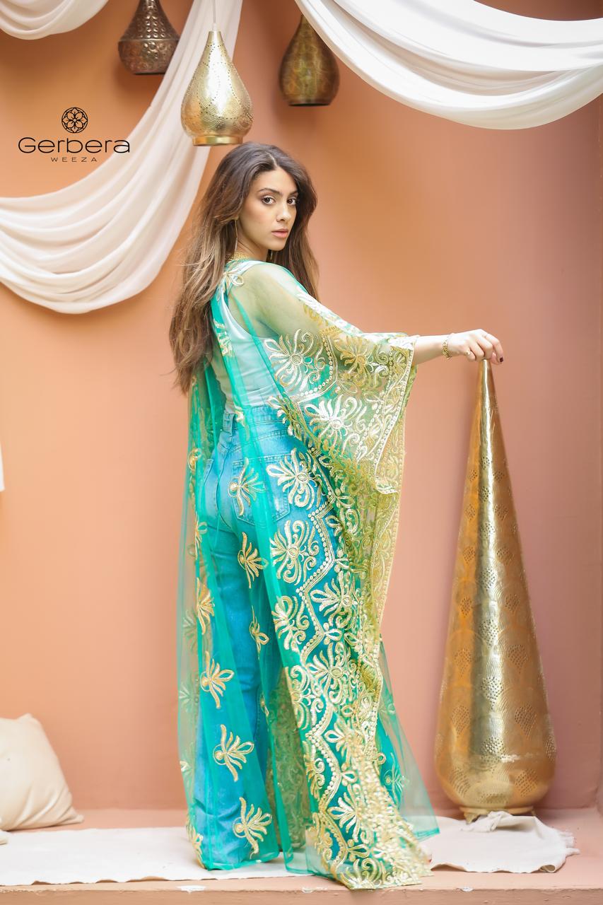 Indian Tulle Kaftan