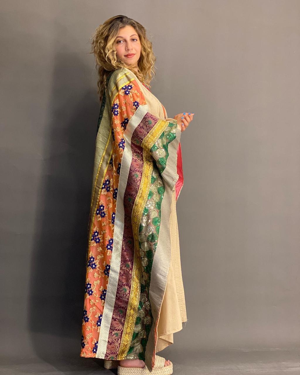 Embroidered Indian Kaftan