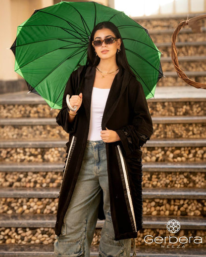 Stylish Layered Cut-Out Hoodie