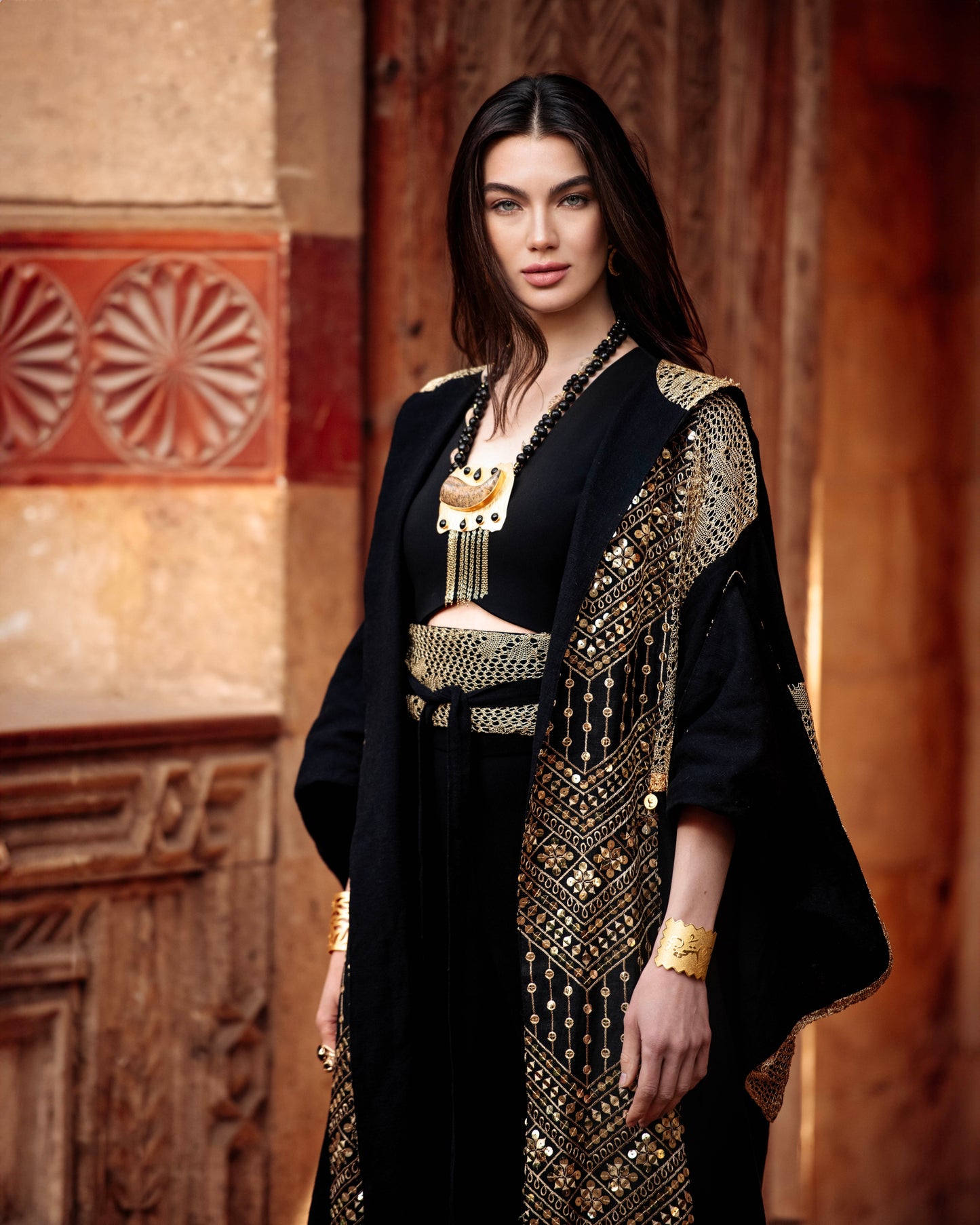 Kaftan Alf Leila w Leila – Timeless Elegance in Handcrafted Linen